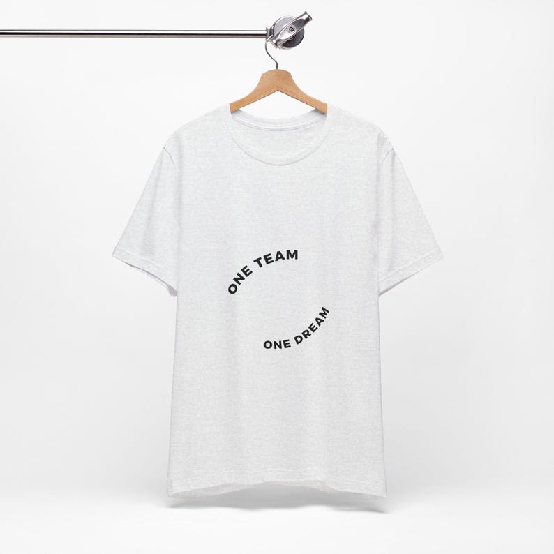 One Team One Dream T-shirt for Men T Shirt for Him Top for Men - Etsy UK