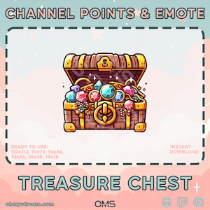 Treasure Channel Point | Twitch Emote | Stream | Twitch Channel Points | YouTube / Twitch / Discord