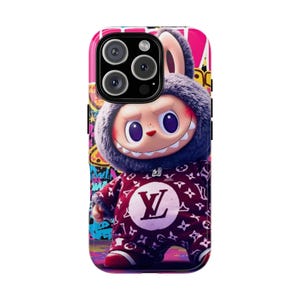 Vibrant Phone Case Featuring Quirky Character, Phone Cover, Cute Cartoon Case, Unique Gift, Tech Accessories, Fun Design