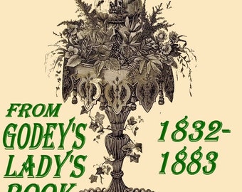 ODD VICTORIAN CRAFTS from Godey's Lady's Book 1800's  eBook pdf file