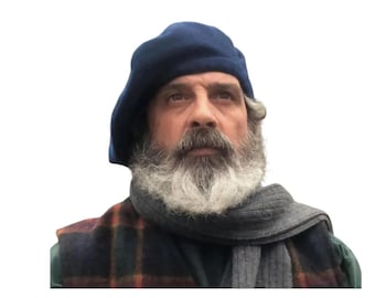 Traditional Scottish Tam Bonnet Hat: Blazer Wool, Highlander Kilt Tam in Various Colors
