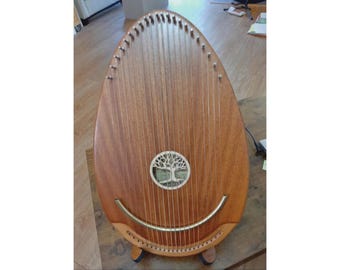 Reverie harp 22-String Rosewood Harp Free Bag, Tuning Key & Extra String Set Include