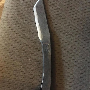 railroad spike knives hand forged no twisted handle
