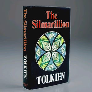 J.R.R. TOLKIEN 1st Edition 1977 THE SILMARILLION Misprints Map of Middle-earth