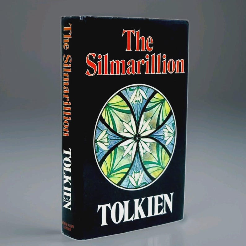 J.R.R. TOLKIEN 1st Edition 1977 THE SILMARILLION Misprints Map of ...