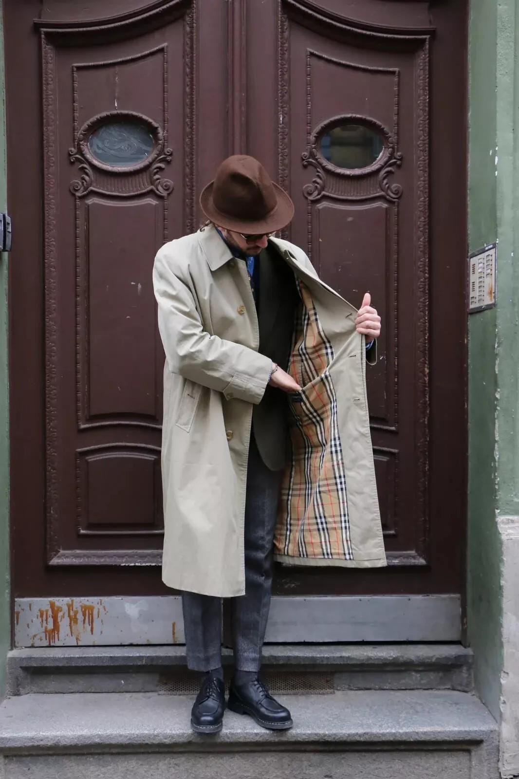 Burberry 80s Trench - Etsy Burberry 80s Trench - Etsy