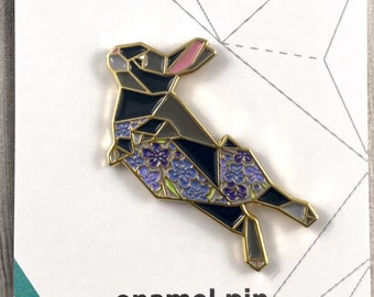 Binky Bunny Enamel Pin,Bunny Enamel Pin,Bunny Pins,Bunny Gifts,Rabbit Pin,Canadian Gift,Rabbit Jewelry,Rabbit Lover,Rabbit Gift