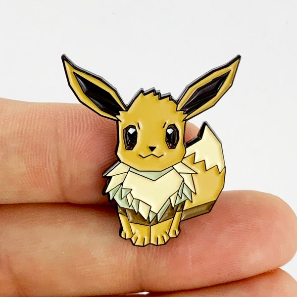 Eevee Pin,Eevee Soft Enamel Pin,Pokemon Enamel Pin,Pokemon,Pokemon Pin,Pin,Stocking Stuffer,Pokemon Gift,Nintendo Pin,Eeveeloution,Eevee Pin