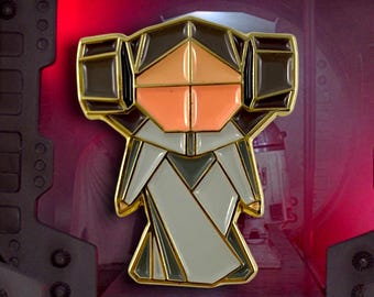 Princess Leia Enamel Pin – Star Wars Pin, Sci-Fi Fan Gift, Princess Leia Pin, Nerd Gift, Star Wars Collector Pin