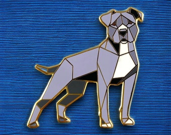 Blue Pit Bull Enamel Pin,Pit Bull Jewelry,Dog Pin,Dog Gift,Dog Lover,Pit Bull Dog Gifts,Pit Bull Pins,Pit Bull Lover,Bully Dog,Bully Gifts