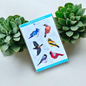 Feuille d'autocollants pour oiseaux d'Amérique du Nord, Stickers oiseaux, Feuille d'autocollants pour oiseaux, Cadeau d'observateur d'oiseaux, Oiseau, Stickers oiseaux, Oiseaux de basse-cour, Cadeaux oiseaux, Oiseaux