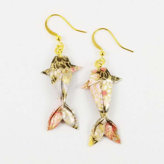 Etsy online fish earrings