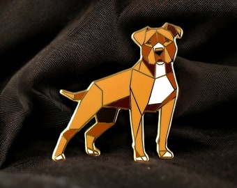 Red Pit Bull Enamel Pin,Pit Bull Jewelry,Dog Pin,Dog Gift,Dog Lover,Pit Bull Dog Gifts,Pit Bull Pins,Pit Bull Lover,Bully Dog,Bully Dog Pin