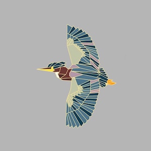 Green Heron Enamel Pin,Bird Enamel Pin,Origami Jewelry,Bird Lover,Bird Gift,Bird Pins,Bird watcher gifts,Green Heron, Bird Lovers image 8