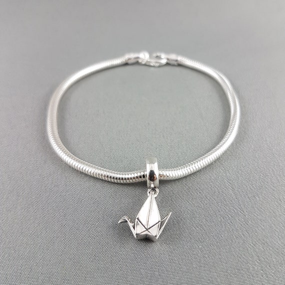 Sterling Silber Origami Papier Kran Pandora Armband Charms Pandora Armband Pandora Charms Bettelarmband Ersten Jahrestagsgeschenk Für Sie