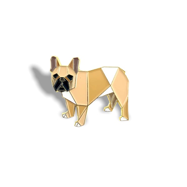 Origami French Bulldog Enamel Pin,Enamel Pin,French Bulldog Pin,Dog Pin,Dog Gift,Dog Lover,Origami Dog,Frenchie Gifts,Frenchie Dog,Frenchie