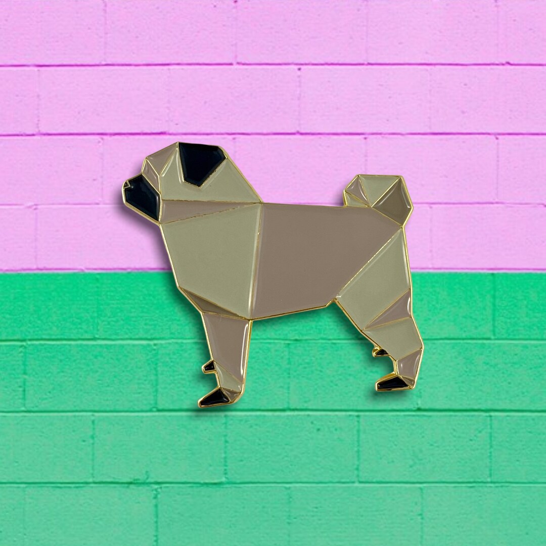 Pug Pin Pug Dog Enamel Pin,enamel Pins,pug Enamel Pin,dog Pin,dog Gift,dog ...