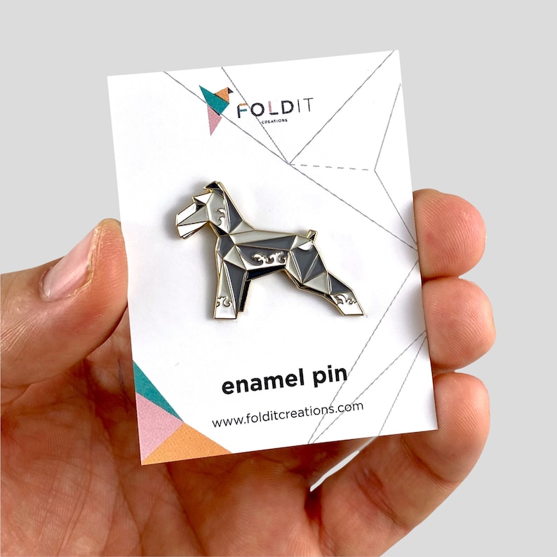 Schnauzer Enamel Pin,Schnauzer Pin,Schnauzer Gifts,Dog Pin,Dog Gift,Dog Lover,Schnauzer,Schnauzer pin,Miniature Schnauzer Jewelry image 5