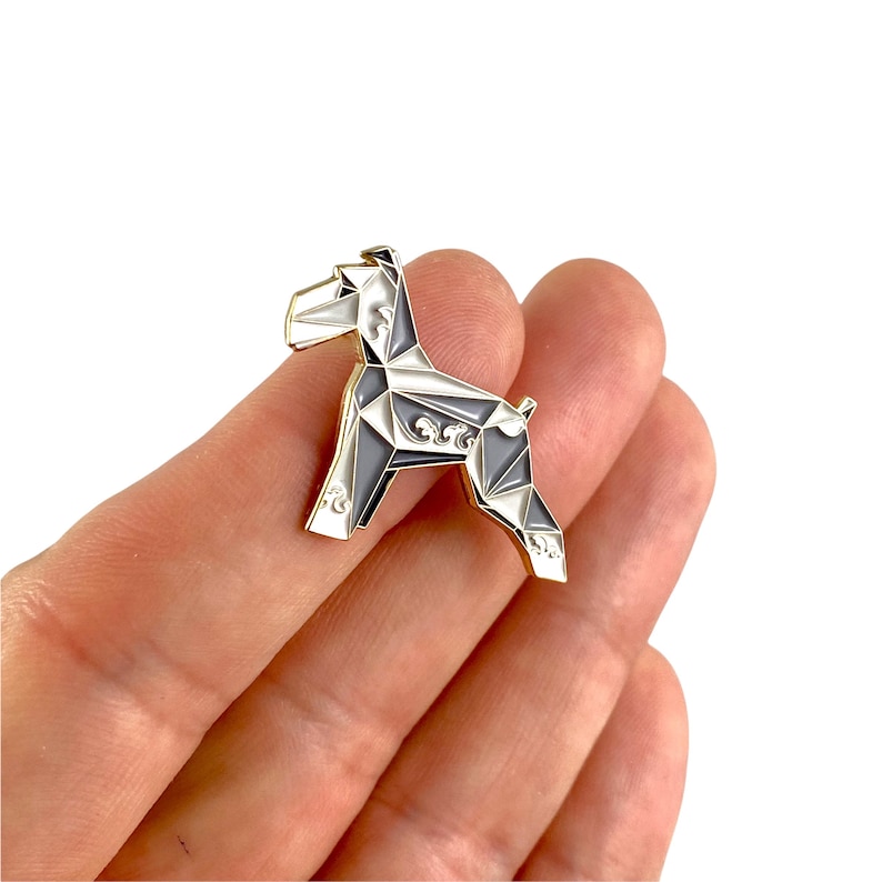 Schnauzer Enamel Pin,Schnauzer Pin,Schnauzer Gifts,Dog Pin,Dog Gift,Dog Lover,Schnauzer,Schnauzer pin,Miniature Schnauzer Jewelry image 4