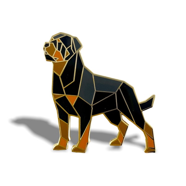 Épingle en émail pour rottweiler, bijoux pour rottweiler, épingle pour chien, cadeau chien, amoureux des chiens, cadeaux pour chien Rottweiler, épingles pour rottweiler, amoureux de Rottweiler, Rotty, Rottweilers