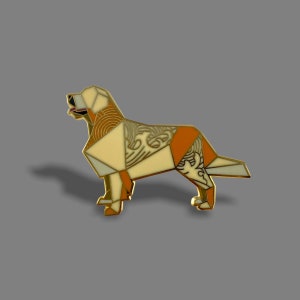 Golden Retriever Dog Enamel Pin,Golden RetrieverJewelry,Dog Pin,Retriever Dog Gift,Golden Retriever Dog Pin,Golden Retriever Gifts image 6