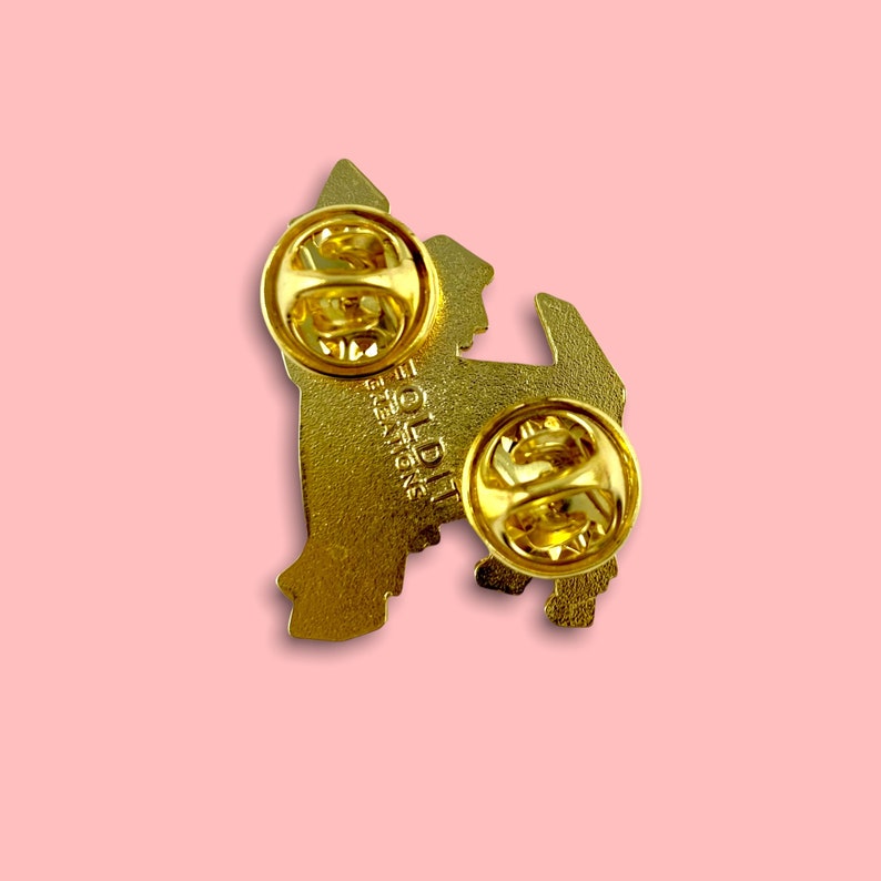 Origami Yorkshire Terrier Enamel Pin,Yorkshire Terrier Jewelry,Dog Pin,Dog Gift,Dog Lover,Yorkie Gifts,Yorkshire Terrier Pin,Yorkie gift,pin image 2
