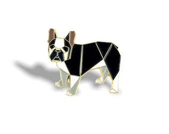 Origami French Bulldog Enamel Pin,Enamel Pin,French Bulldog Pin,Dog Pin,Dog Gift,Dog Lover,Origami Dog,Frenchie Gifts,Frenchie Dog,Bulldog