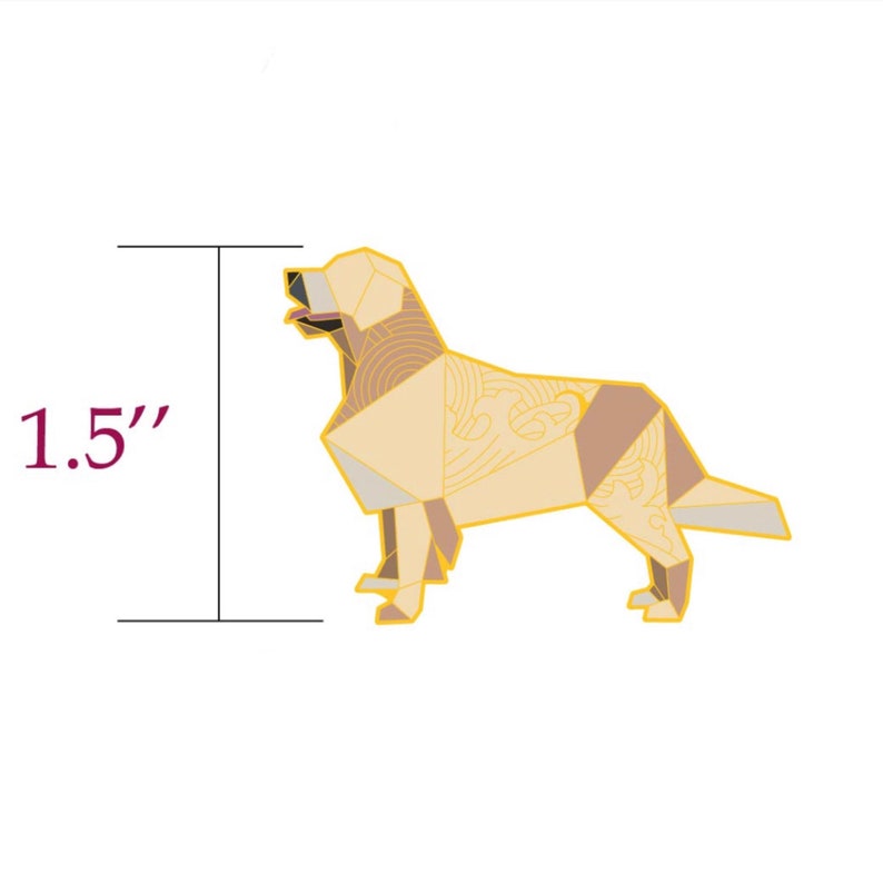 Golden Retriever Dog Enamel Pin,Golden RetrieverJewelry,Dog Pin,Retriever Dog Gift,Golden Retriever Dog Pin,Golden Retriever Gifts image 9