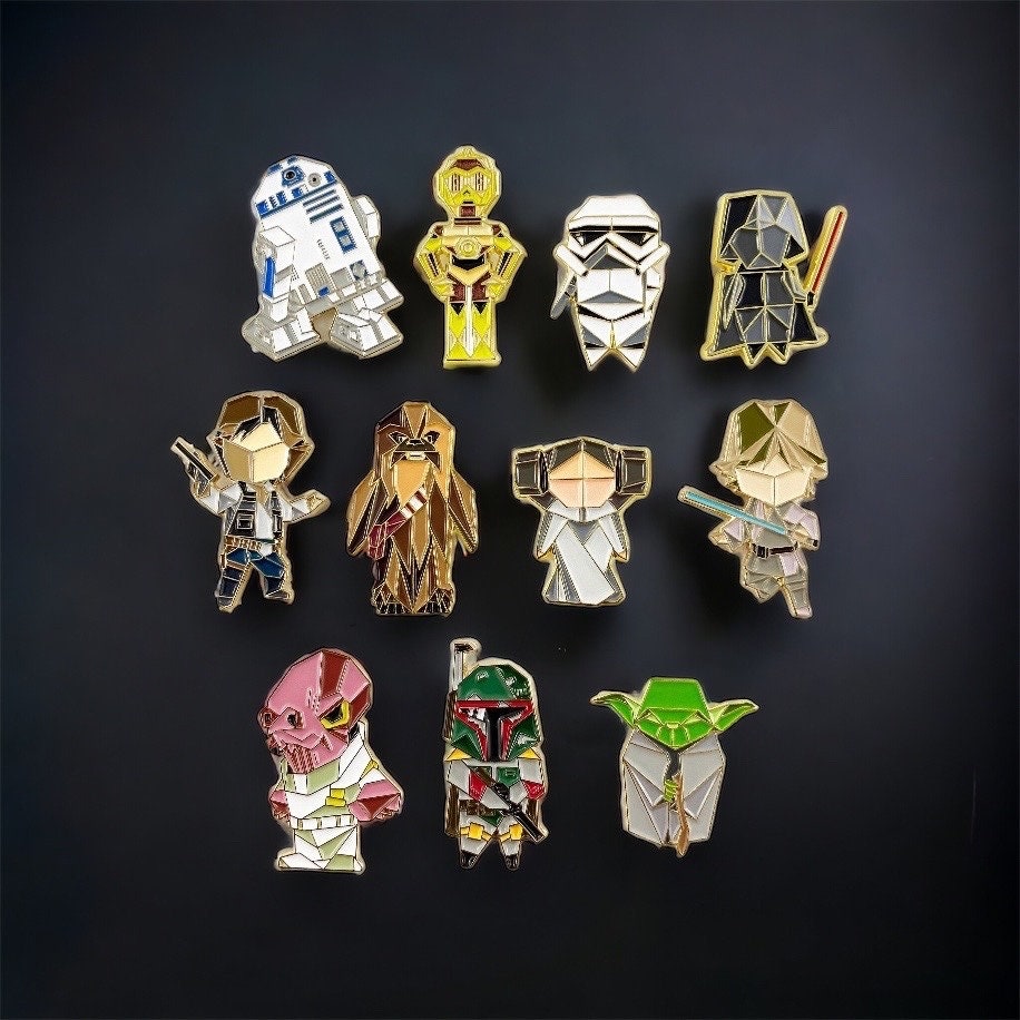 Star Wars Pin Set,pin Set,yoda Enamel Pin,enamel Pins,star Wars