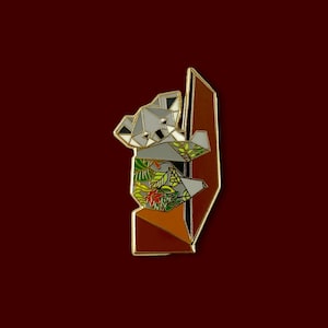 Origami Koala Enamel Pin,Koala Enamel Pin,Koala pin,Koala Gifts,Australian Pin,Koala Gift,Koala Jewelry,Koala Bear Pin,Koala Enamel Pin,Pins