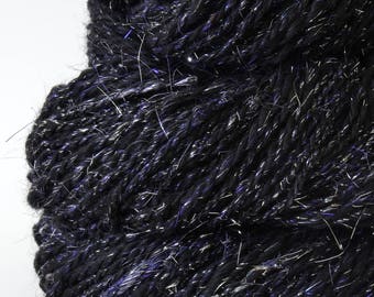 Handspun Yarn -  Hand Spun Merino Yarn - Art Yarn- 2.32oz, 200yd, 15WPI