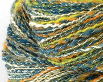 Handspun Yarn - Merino and Silk Yarn - Hand Spun Yarn - Sport - 1.16oz, 156yd, 20 WPI,