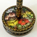 Yarn Holder - Hand Painted Yarn Dispenser - Russian Zhostovo Style