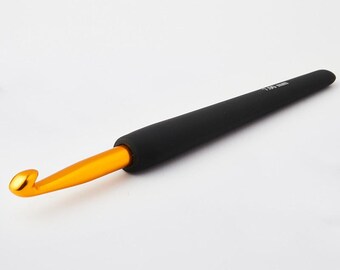 KnitPro Crochet Hook Soft Grip Aluminium (2.0mm) Golden Knitter's Pride Knit Picks Wooden Crafts Australia