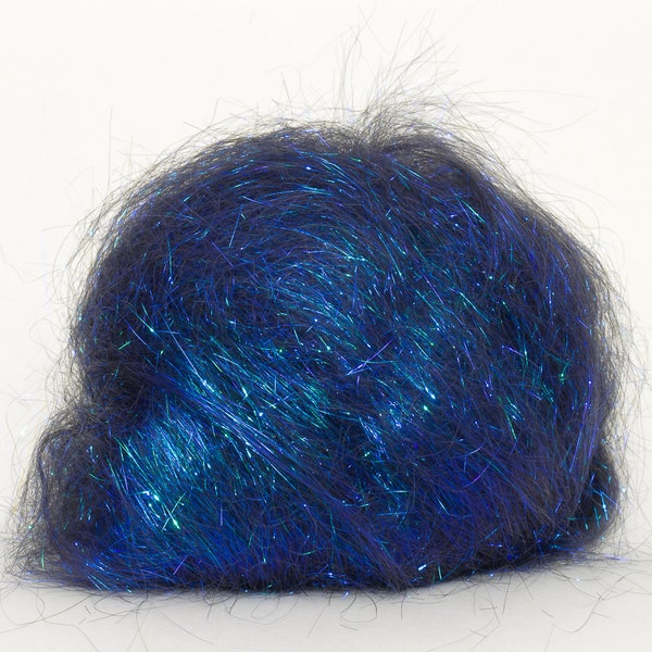 Angelina Heat Bondable (Wisteria) 10g  Sparkly Fibre for Spinning Felting Fibre Art and Craft Glitter