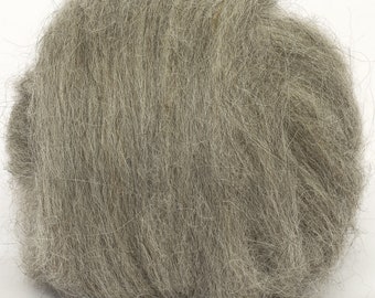 Icelandic Top (Natural Grey) 100g  Wool Roving Spinning Fibre Top for Needle Felting