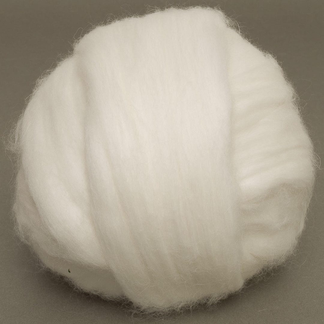 Wool Roving A Rabbit Angora Rabbit Top 100g Wool Roving Spinning Fibre Felting Bunny White ...