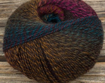 Sock Yarn Variegated (Dyed Theatre) Superwash wool/Nylon (80/20) 50g 200m 4ply Knitting Crochet Gradient Wool