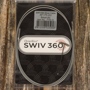 ChiaoGoo SWIV360 Cable Small 30 Inch Knitting Needle Cord Interchangeable