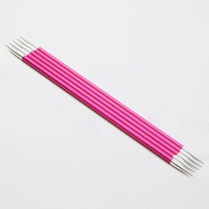 KnitPro Zing Double Pointed Knitting Needles 15 cm (5.00 mm US 8) for Knitting Socks and Sleeves Set of 5 Knit Picks Knitter's Pride