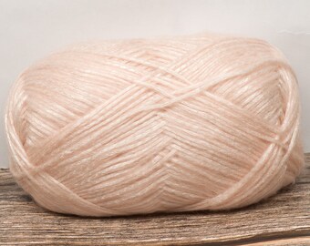 Whisper Yarn (Dyed Sand) 8 ply DK 100g 300m Acrylic Polyester Soft Australia 3.5 oz 330 yards Knitting Crochet Craft Shiny Brown
