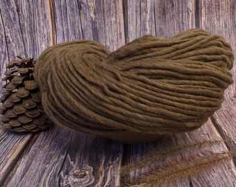 Shetlandgarn Super Chunky (Natur Moorit) 200 g, 130 m, Weiß, Natur, Stricken, Häkeln, Weben, Handwerkskunst für traditionelle Tierrassen