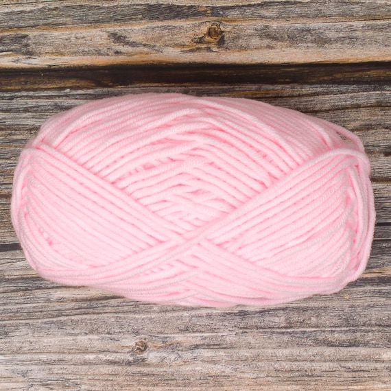Baby pink aran wool deals