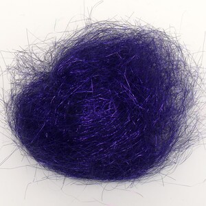 Angelina (viola) 10g Fibra scintillante per filatura Fibra per infeltrimento Arte e artigianato Glitter