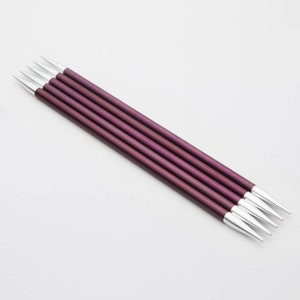 KnitPro Zing Double Pointed Knitting Needles (6.00 mm US 10) for Knitting Socks and Sleeves Set of 5 Knit Picks Knitter&#39;s Pride
