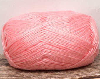 Whisper Yarn (Dyed Blush) 8 ply DK 100g 300m Acrylic Polyester Soft Australia 3.5 oz 330 yards Knitting Crochet Craft Shiny Red