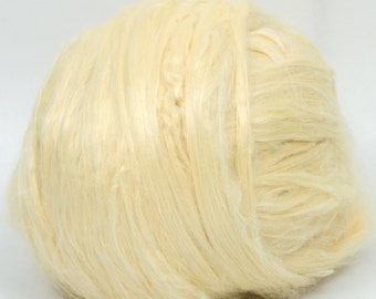 Soybean Top (Natural Colour) 100g  Soybean Roving Spinning Fibre TopFelting Arm Knitting Sliver Craft