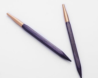 KnitPro Cubics Int. Circ. Knitting Needles J'adore 13cm (7.00mm US 10.75) Knitter's Pride Knit Picks Wooden Fiber Art Tools Australia