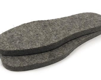 Botties Wool Felt Insoles for Botties Soles (23cm XXS) for Knitting, Crochet, or Felting boots, Shoes, or Slippers