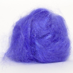 Angelina Heat Bondable (Calypso Blue) 10 g di fibra scintillante per la filatura di fibre per infeltrimento e glitter artigianali